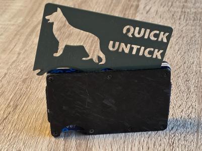 Tick remover card