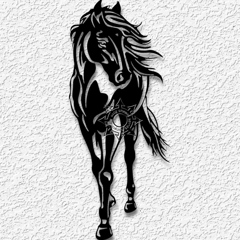 horse wall art country mountain decor
