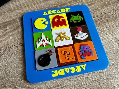 Retro Arcade Block Puzzle
