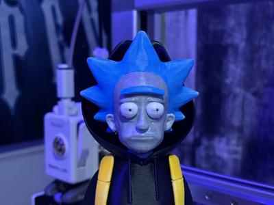 Rick and Morty Rick  Fan Art Head For Urban Bunny 