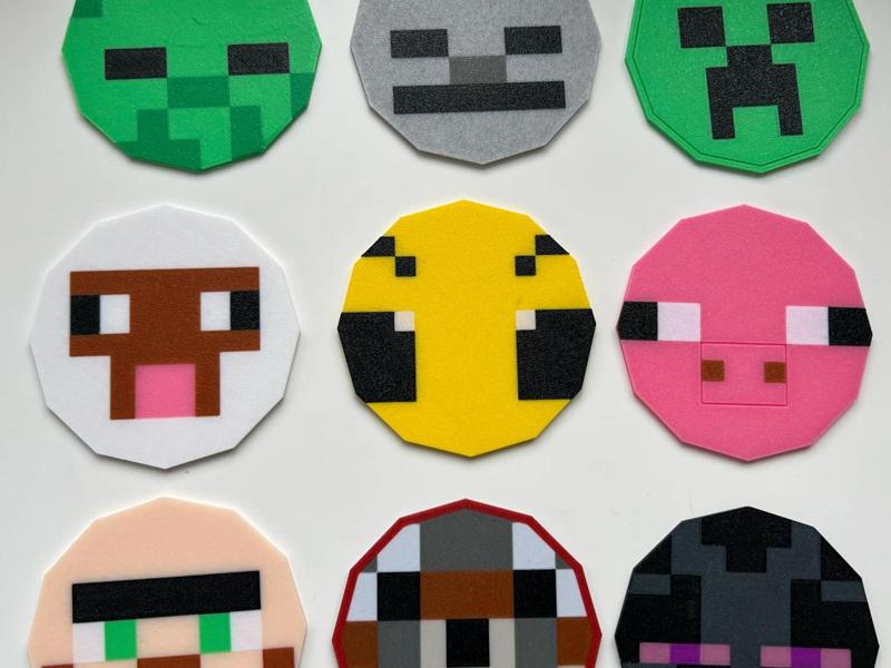 Minecraft coasters