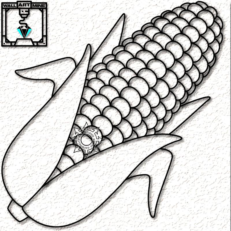ear of corn wall art fall field decor