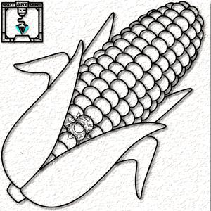 ear of corn wall art fall field decor