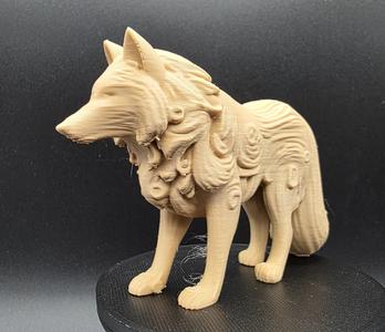 Arctic Wolf Sculpture