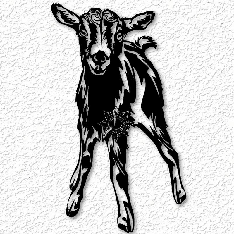 baby goat wall art farm animal decor