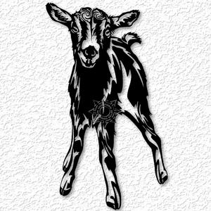 baby goat wall art farm animal decor