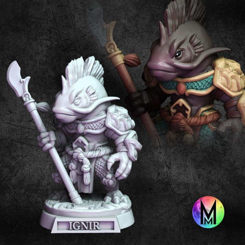 Ignir the  Acolyth ( Kuo-Toa / Sahaguin )