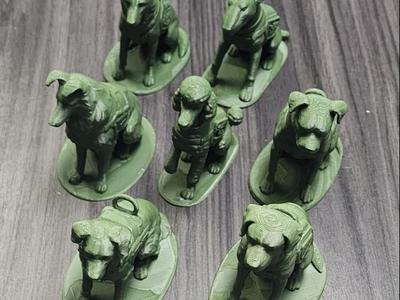 7 Service Dog Collection Miniature Mini Desktop 