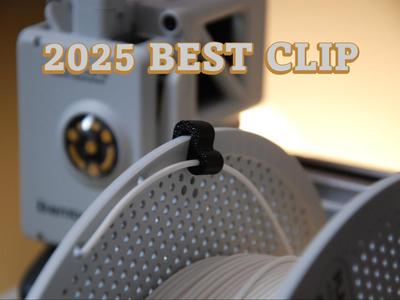 6-Minute Filament Clip – Snap-Fit, No Supports!