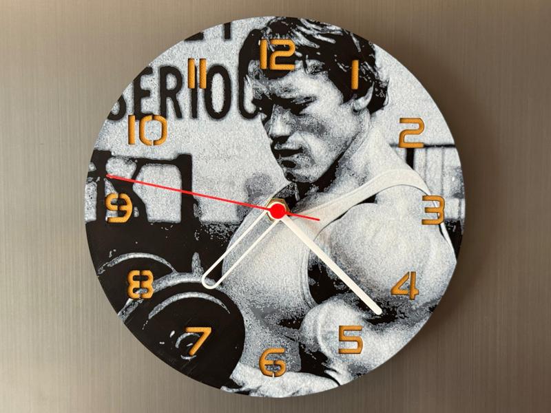 Wall/desk clock Arnold Schwarzenegger