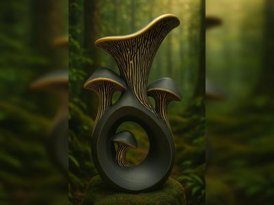 Mystic Mushroom Decoration