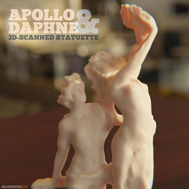Apollo & Daphne | 3D-Scanned Statuette