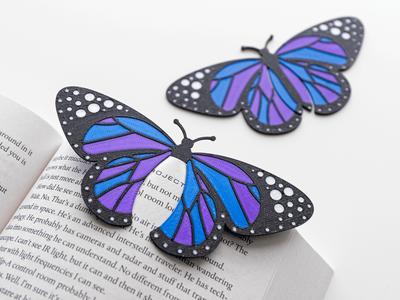 Butterfly Bookmark - Multicolor