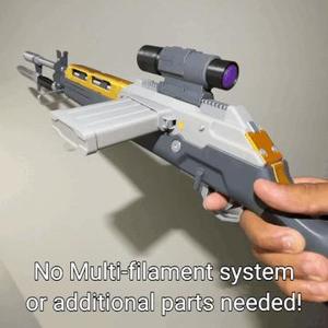 Helldivers 2 R2 Amendment Marksman Rifle Gun Replica Prop Cosplay 3D print printable