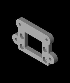HMG7.3 Anet A8 Plastic Gantry Adapter.stl