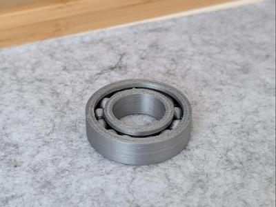 Print-in-Place Bearing - Oil Hack for Super Spin!
