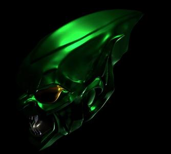 Green goblin mask