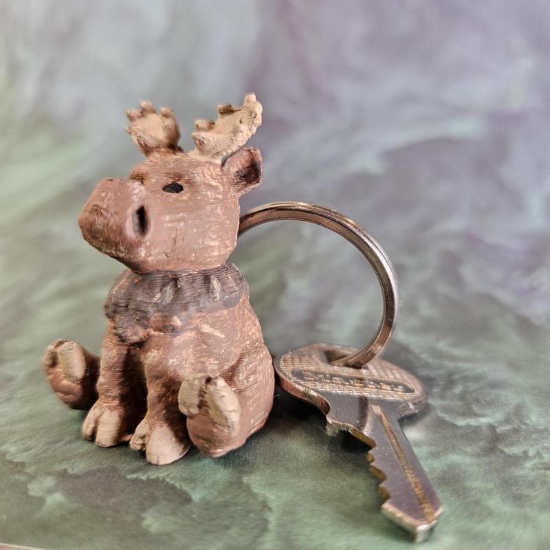 Moose Keychain