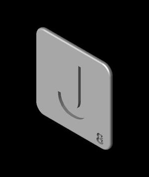 Scrabble Letter J