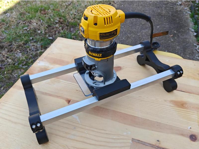 Dewalt DWP611 Trim Router Slab Flattening Jig Itnl