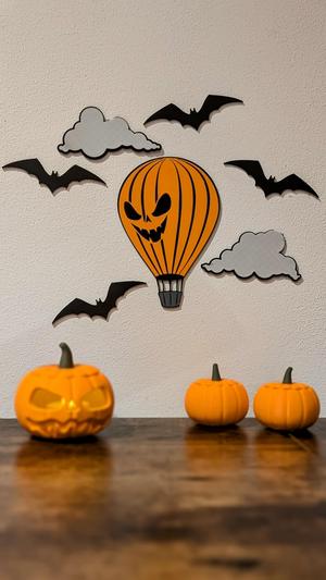 Spooky, halloween wall decoration