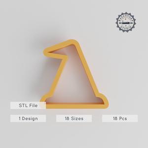 Wizard Hat Cutter Set, 18 Sizes, Perfect for Cookies, Fondant & Clay, Includes Sorting, Sorcerer & Mystic Designs PRODUCT_157