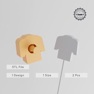 Cake Pop Coat Mold, Fashion & Garment Design, 3D Printing STL File PRODUCT_2775
