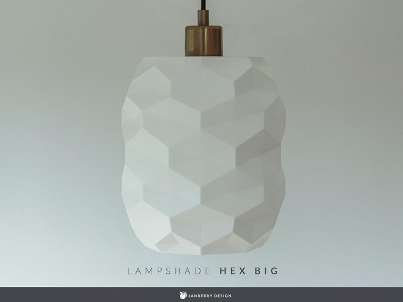 Lampshade - Hex Big