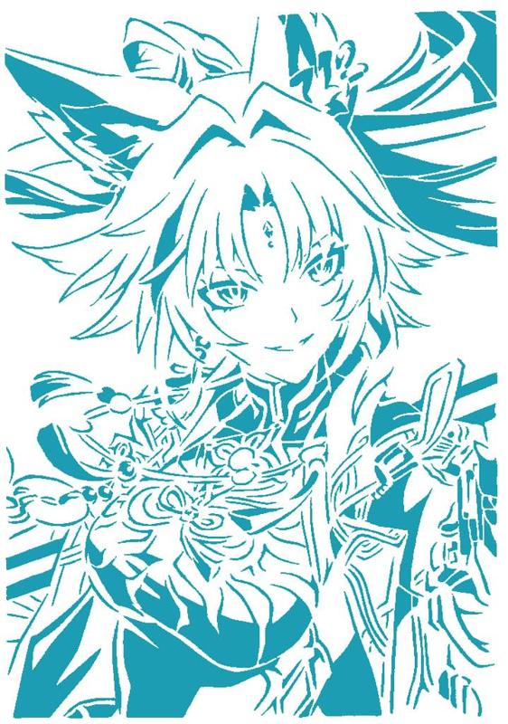HSR Feixiao stencil