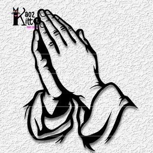 prayer wall art praying hands religious decor