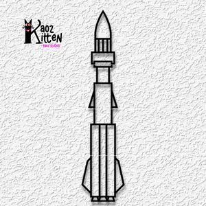 rocket wall art space x decor 