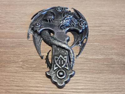 Cross with Dragon