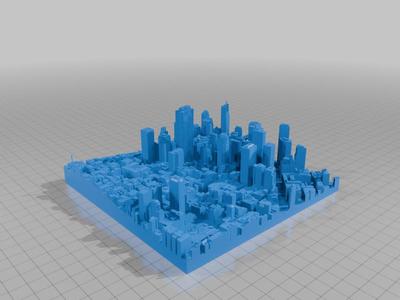 Model of San Francisco, USA (Sample)