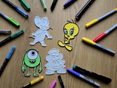Cool Cute Cartoon Pack Coloring DIY Craft 2