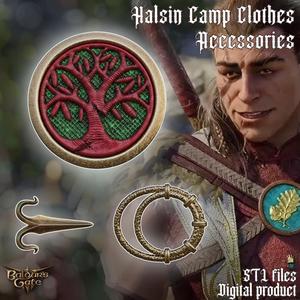 Fantasy Halsin Camp Clothes Cosplay Accessories Outfit Baldurs Gate 3