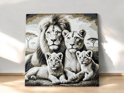 Lion family