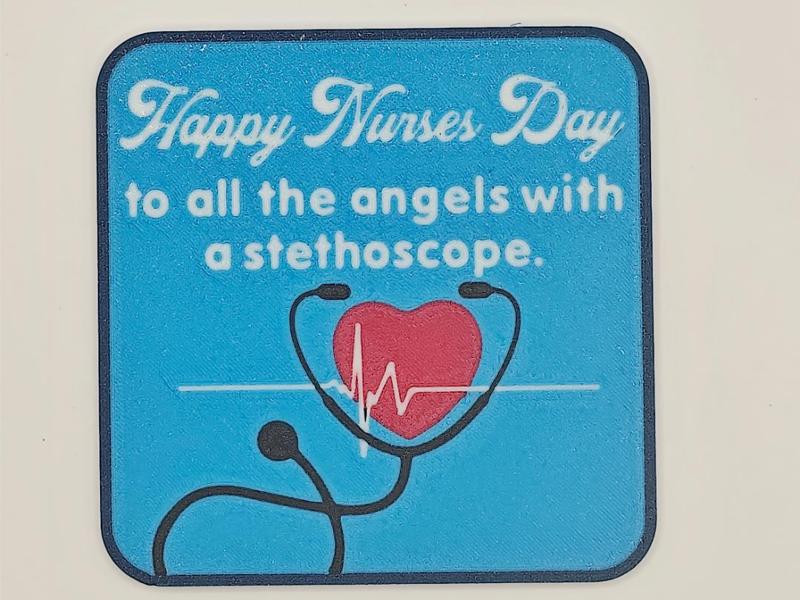 Happy Nurses Day Coaster (Set #3)