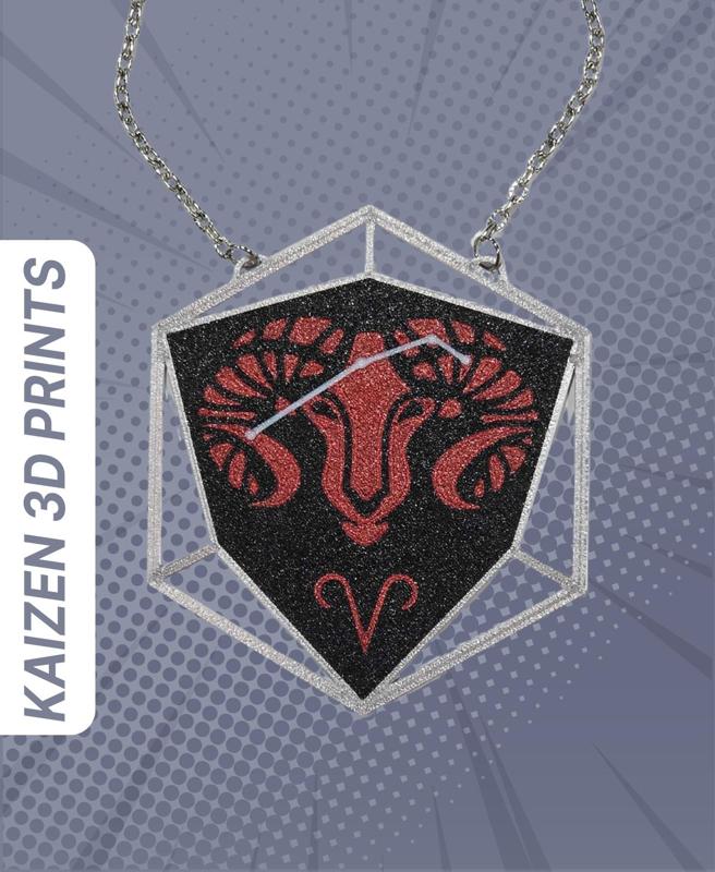 Aries Astrology Pendant