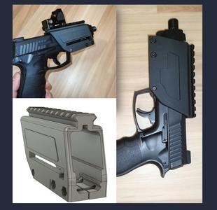 UMAREX HDP 50 PICATINNY RAIL ADAPTER RED DOT PAINTBALL