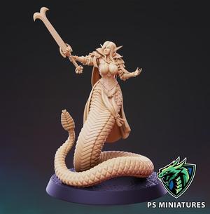 Dark Elf Serpent Knights - Pose 2