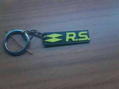 Renault Sport (R.S.) Keychain - 3D Printed