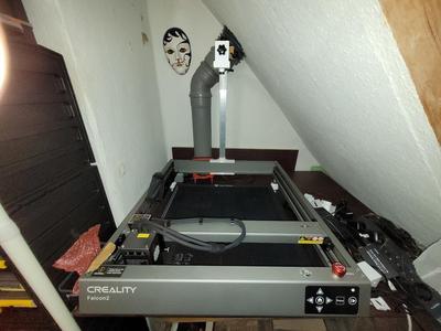 Falcon2 Laser Mounting Lightburn cam