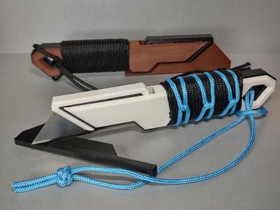 Fully 3D Printed Utility Knife.