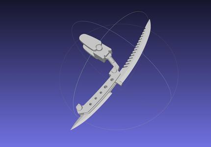Alita Battle Angel Damaskus Blade Manga Version