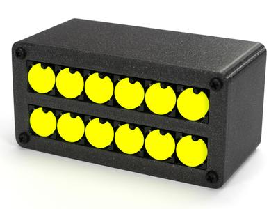 No.1 - 3D Printed Casing for Flip-disc Binary Clock