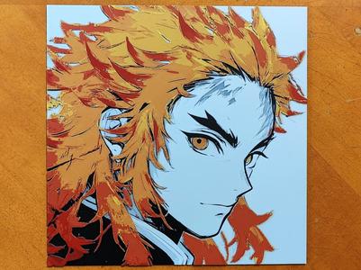 Kyojuro Rengoku - Demon Slayer - Hueforge