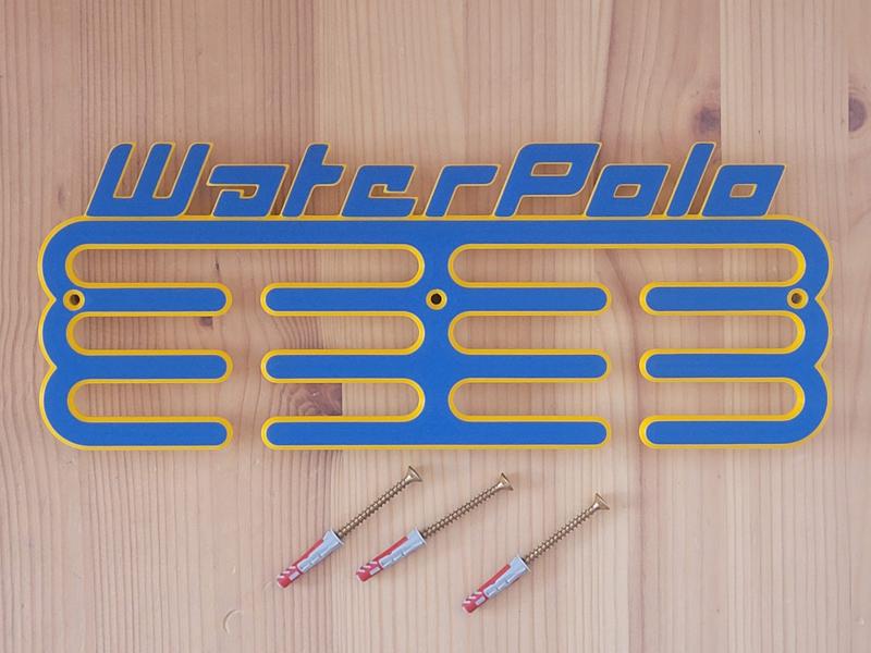 Medals Wall Display Holder - Parametric Text