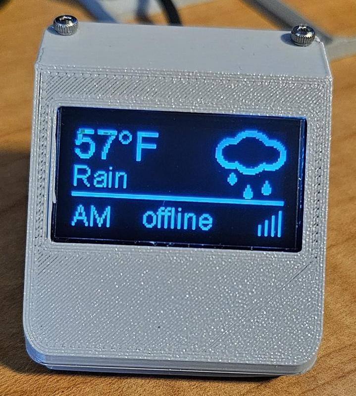 Octoprint Monitor Case for Gridfinity