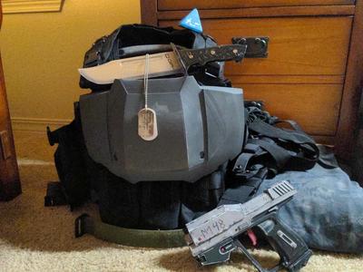 Strapped ODST gear