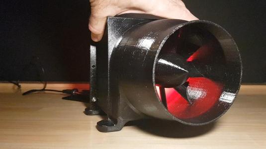 Inline fan for 3D Printer Ventilation - 100mm / 4 inch ducting